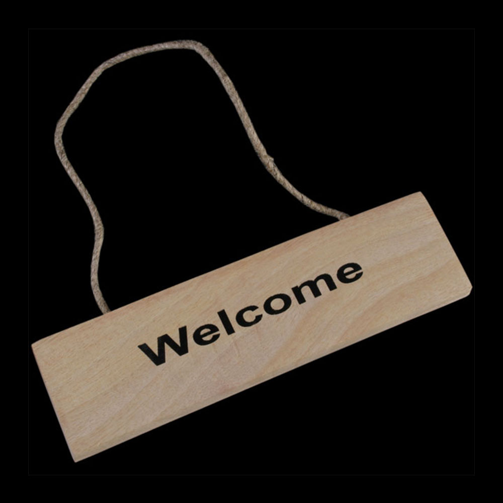 Wooden Welcome Plaque / Sign